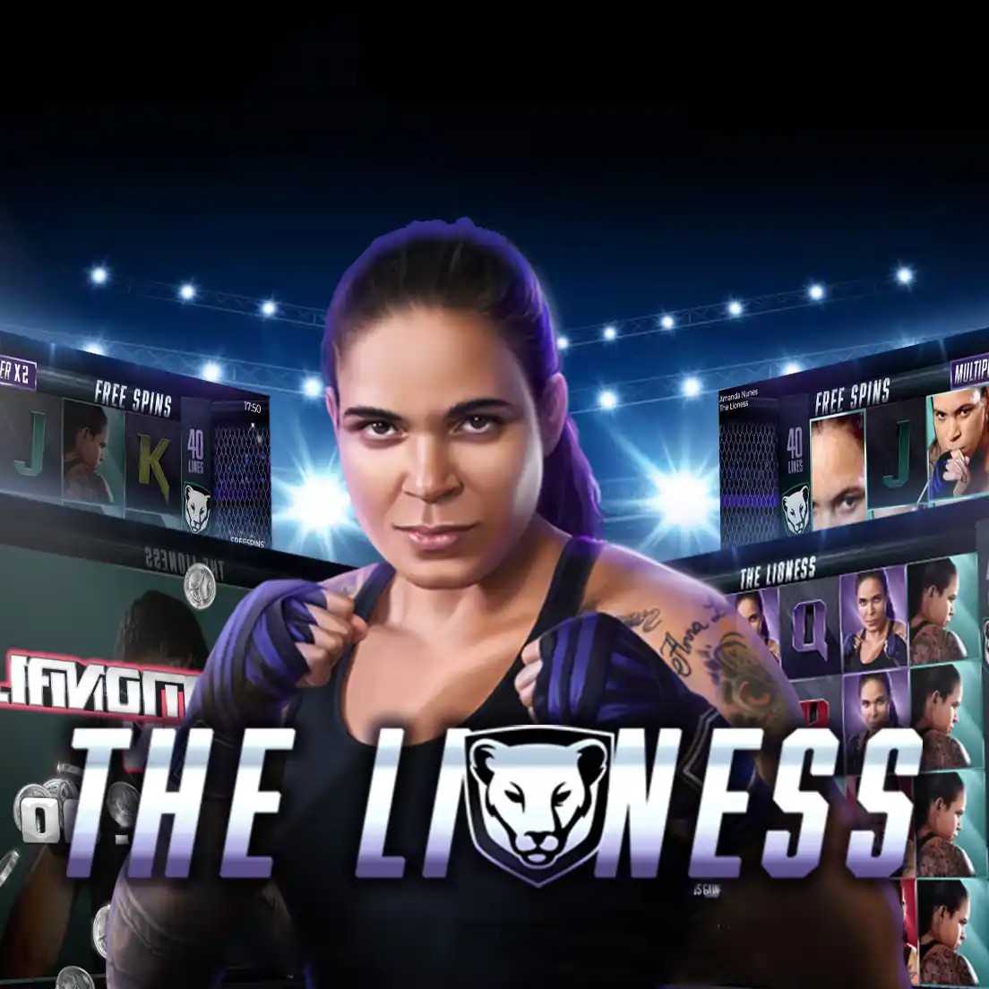 The Lioness slot logo by MGA Games at Starzino Casino
