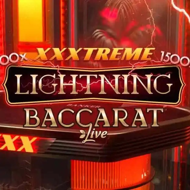 XXXtreme Lightning Baccarat logo – Live Dealer by Evolution at Starzino Casino
